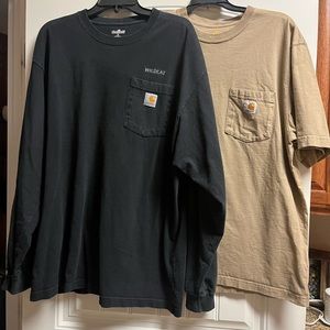 Carhartt shirts set of 2 Mens Large